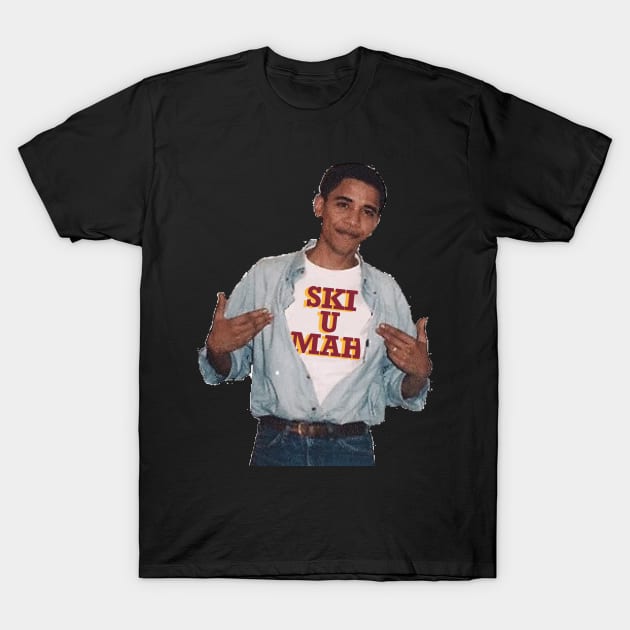 Obama Ski U Mah Shirt T-Shirt by salamone0504